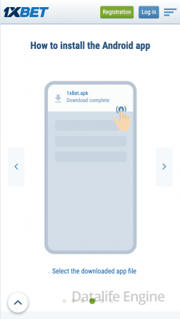 Android uchun 1xbet yuklab olish